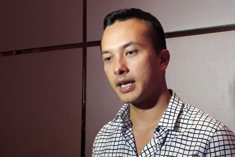 Nicholas Saputra dijumpai di Hotel Fairmont, Jakarta, Senin (12/6/2017).