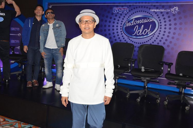Armand Maulana diumumkan menjadi juri Indonesian Idol 2017 atau musim kesembilan di MNC Tower I, Kebon Jeruk, Jakarta Barat, Senin (9/10/2017).