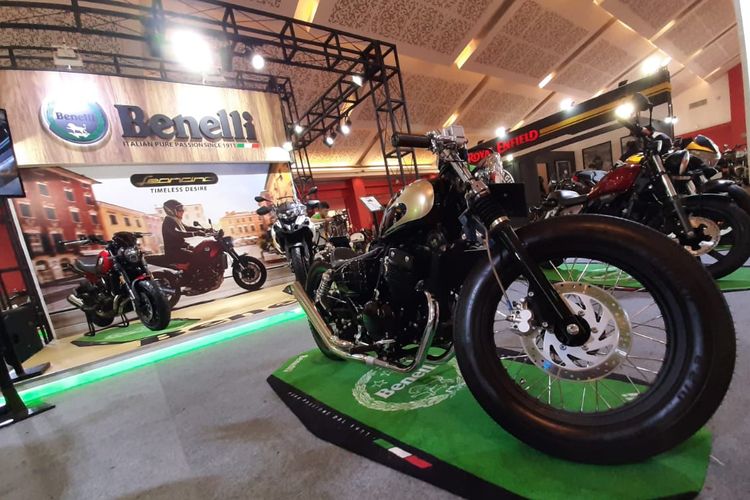 Benelli Patagonian Eagle yang sudah di-custom bergaya bobber garapan Katros Garage.