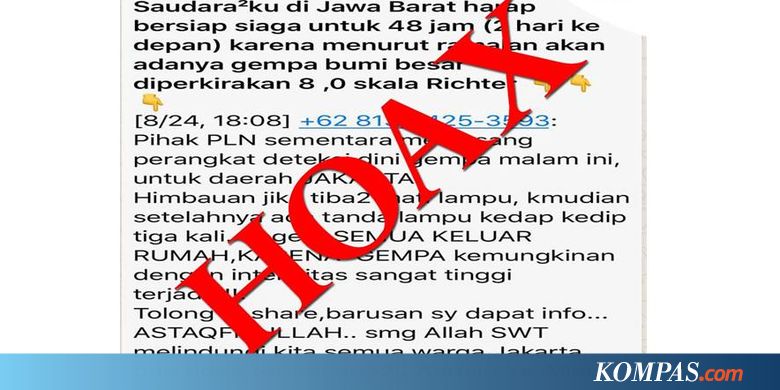 "Banjir" Hoaks Bencana, Bagaimana Kita Menyikapinya?