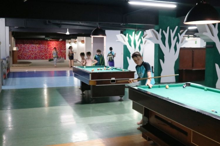 Salah satu ruangan kids club, di Prime Plaza Suite, Sanur, Bali.