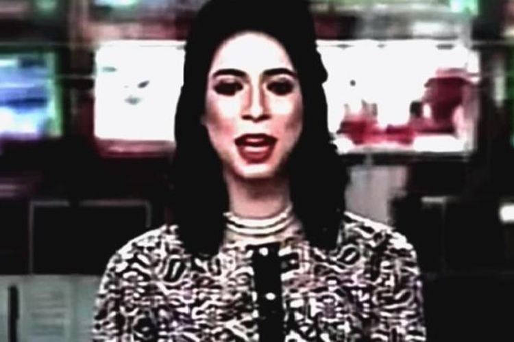 Marvia Malik pembawa berita transgender pertama di Pakistan ketika tampil perdana Jumat (23/3/2018).