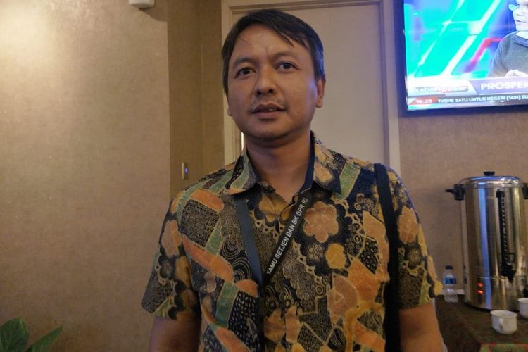 Cholil Efek Rumah Kaca saat ditemui di Gedung Nusantara III, DPR RI, Senayan, Jakarta Pusat, Senin (28/1/2019).