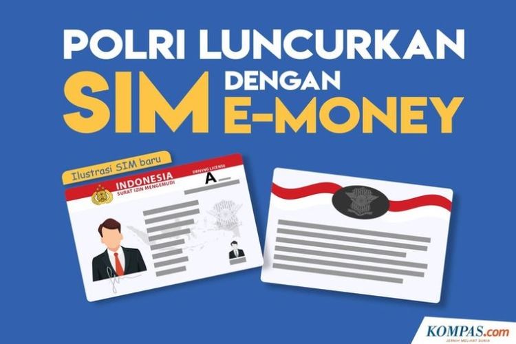  Polri Luncurkan SIM dengan e-money 