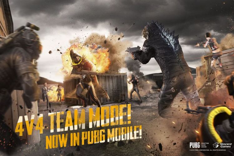 Ilustrasi mode Team Deathmatch di PUBG Mobile