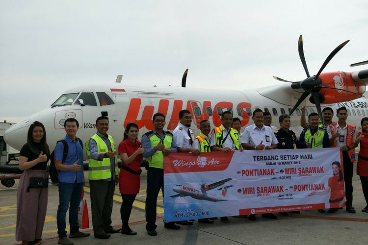Maskapai penerbangan berbiaya rendah atau Low Cost Carrier (LCC) Lion Air Group melalui anak usahanya Wings Air melakukan ekspansi bisnis dengan membuka rute baru internasional Pontianak di Kalimantan Barat menuju Miri, Malaysia.  