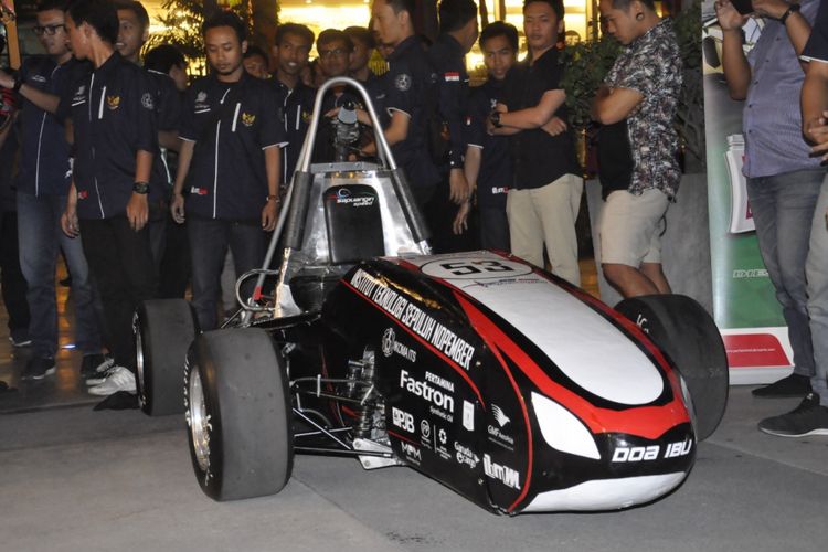 Mobil terbaru andalan Tim Sapuangin, Sapuangin Speed 6, yang bertarung di Student Formula Japan 2018