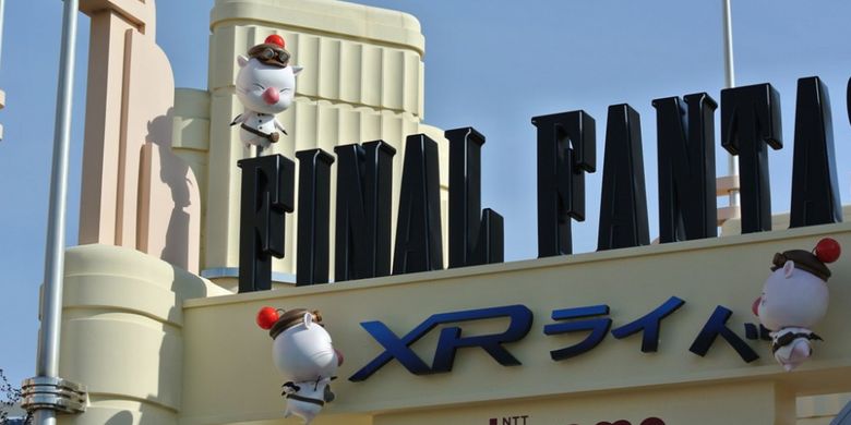 Wahana Final Fantasy di Universal Studio Jepang.