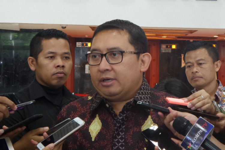 Wakil Ketua DPR RI Fadli Zon di Kompleks Parlemen, Senayan, Jakarta, Rabu (2/8/201