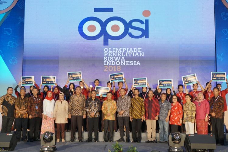 Olimpiade Penelitian Siswa Indonesia (OPSI) yang berlangsung tanggal 15-20 Oktober 2018 di kota Semarang, Jawa Tengah.