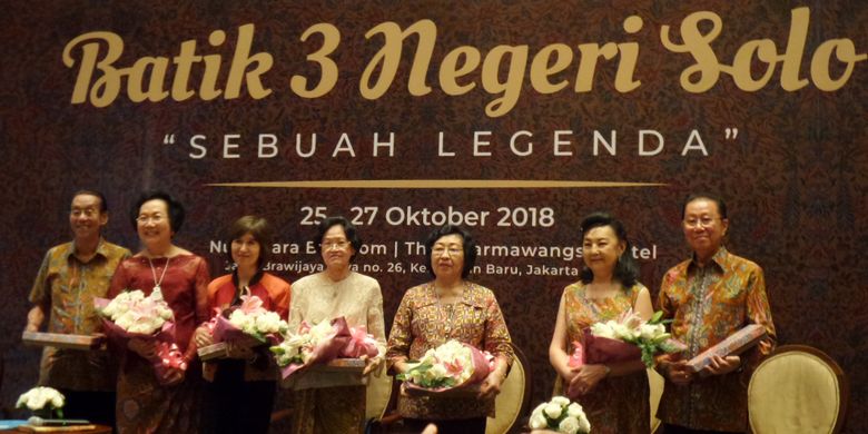 Generasi ketiga Batik Tiga Negeri keluarga Tjoa ketika menghadiri acara talkshow di Dharmawangsa Hotel, Jakarta Selatan, Sabtu (27/10/2018).