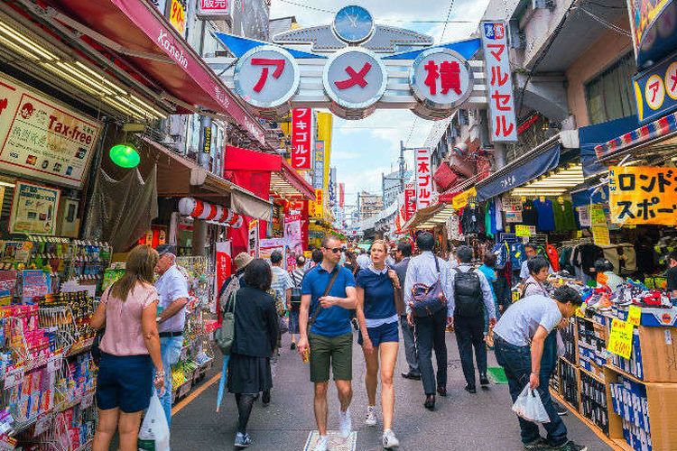 Turis di Jepang.