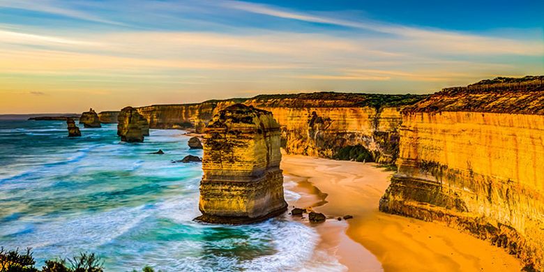 Taman Nasional Port Campbell, Australia.