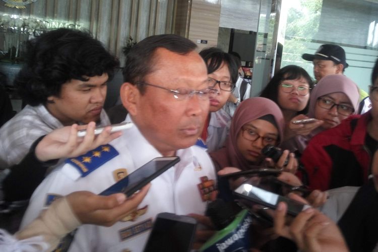 Direktur Jenderal Perhubungan Darat Kemenhub Budi Setiyadi saat diwawancarai di Jakarta, Kamis (13/9/2018).
