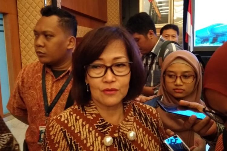 Polana Banguningsih di Gedung BKPM, Jakarta, Selasa (25/9/2018).