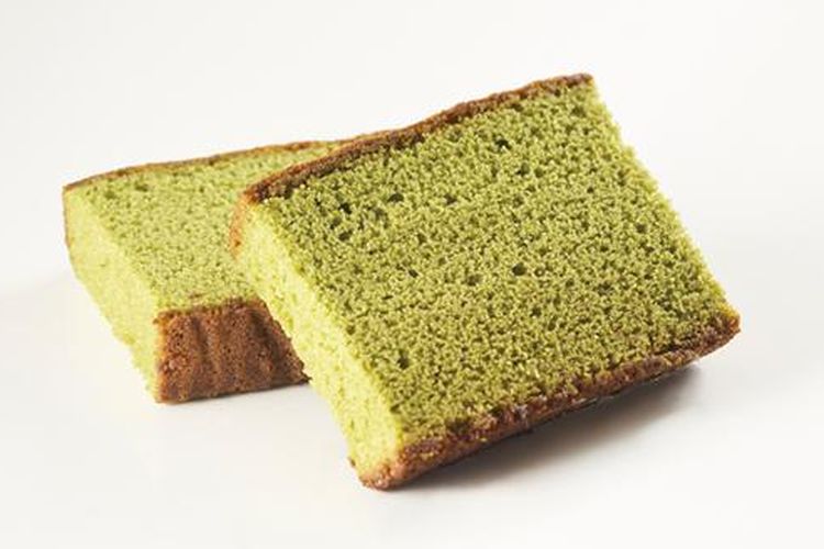 Matcha Castella atau kue spons Jepang