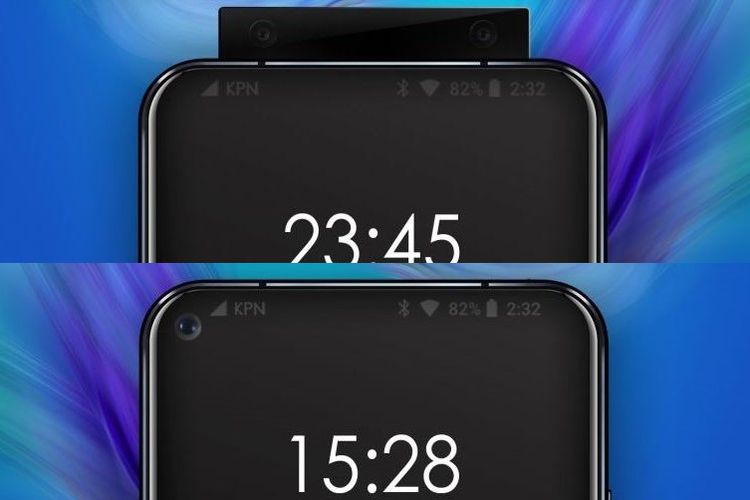 Ilustrasi Kamera Depan Asus Zenfone Baru, Pop-up Kamera dan In-Display Hole Kamera