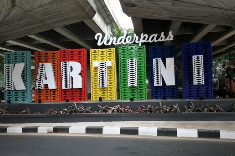 Underpass Kartini di Jalan RA Kartini, Kebayoran Lama, Jakarta Selatan. Foto diambil Jumat (23/2/2018).