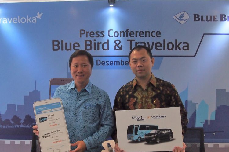 Blue Bird dan Traveloka bekerjasama dengan meluncurkan layanan Transportasi Bandara