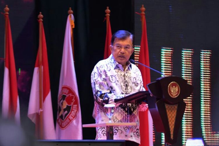 Wakil Presiden Jusuf Kalla di Kongres PGRI
