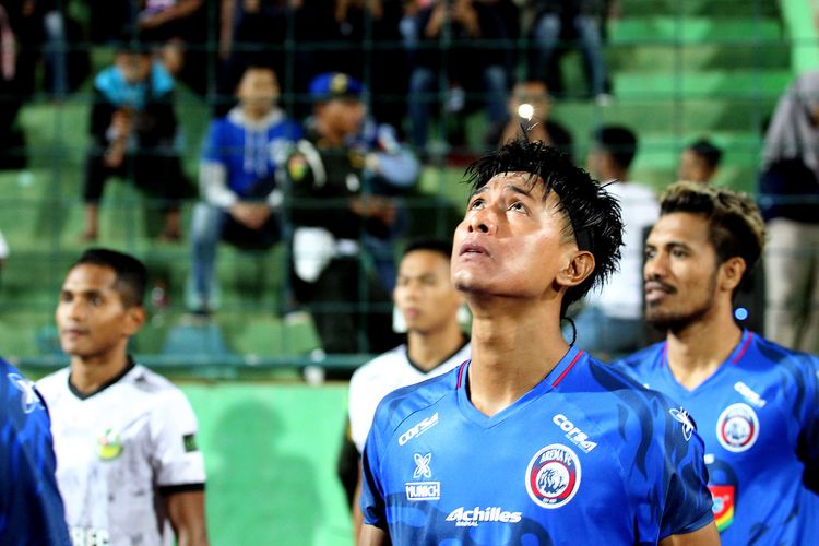 Pemain Arema FC, Johan Ahmat Farizi.