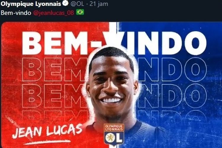 Lyon resmi memperkenalkan Jean Lucas, eks punggawa Santos FC pada bursa transfer musim panas 2019.