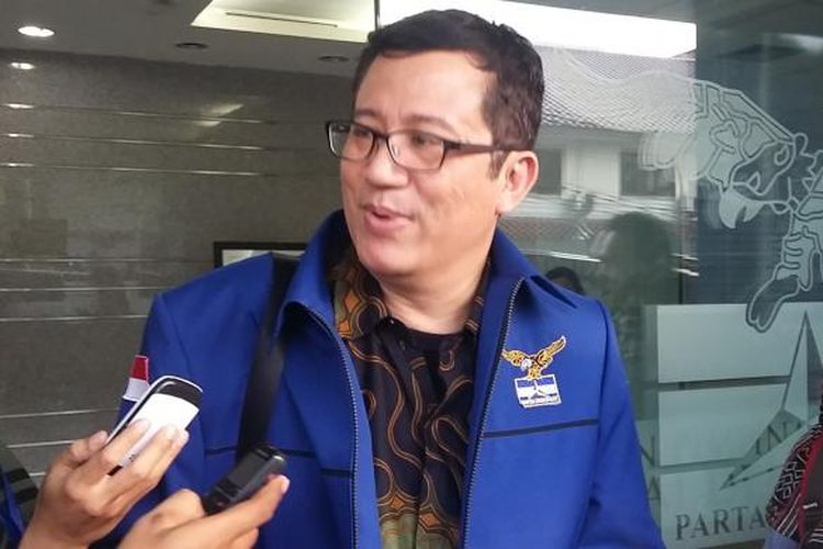 Ketua DPP Partai Demokrat Didi Irawadi Syamsuddin saat ditemui di Kantor DPP Partai Demokrat, Jakarta Pusat, Senin (30/3/2015).