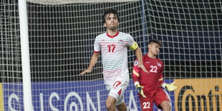 Pemain timnas U-19 Tajikistan, Panshanbe Ehsoni.