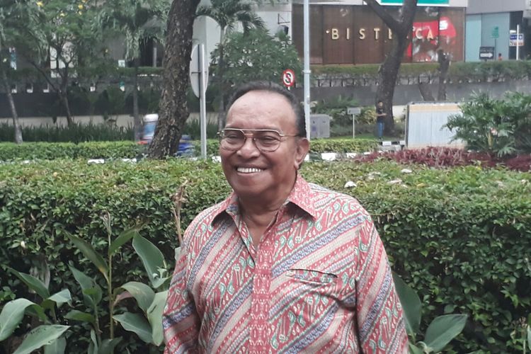 Bob Tutupoly ketika ditemui wartawan di Beer Garden, SCBD Senayan, Jakarta Selatan, Rabu (20/9/2017).
