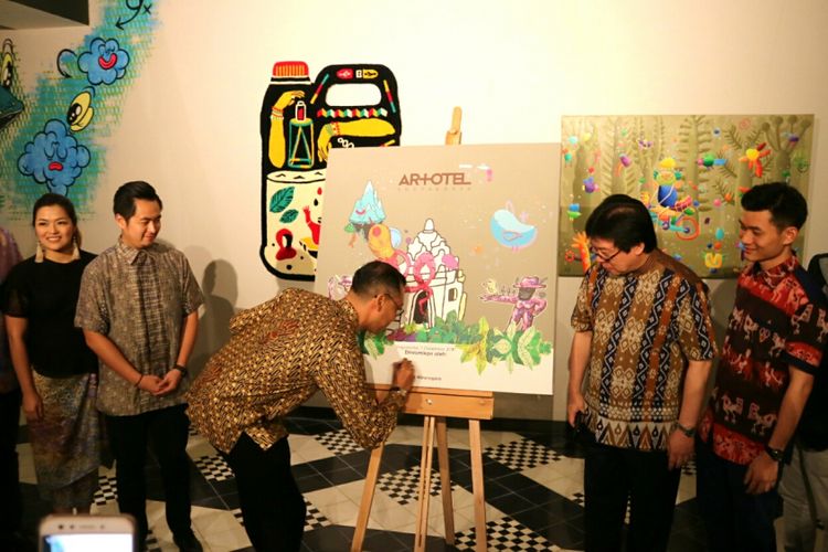 Peresmian Artotel Yogyakarta, oleh Pangeran Haryo Wironegoro, Rabu (6/12/2017).