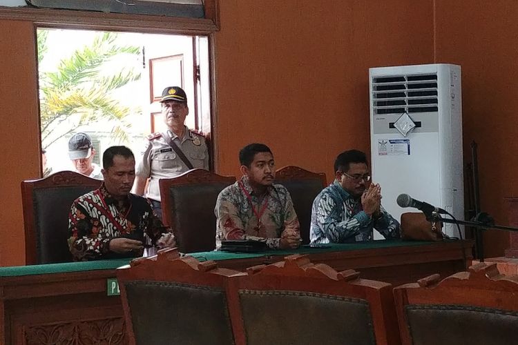 Tim pengacara Ketua DPR Setya Novanto dalam sidang praperadilan melawan KPK, di PN Jakarta Selatan, Jumat (29/9/2017).