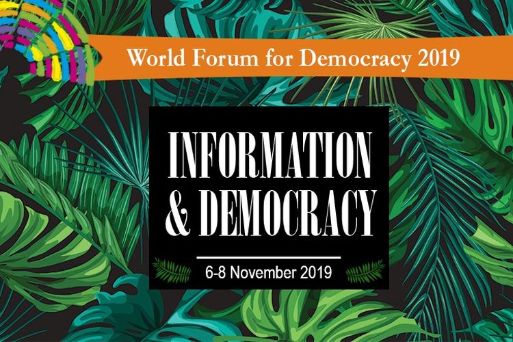 World Forum for Democracy 2019.