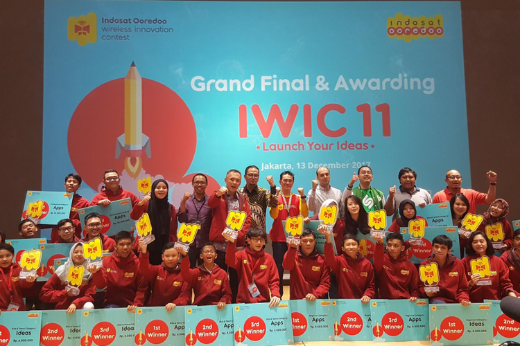 Grand Final IWIC-11, Rabu (13/12/2017), di Kantor Pusat Indosat Ooredoo, Jakarta.