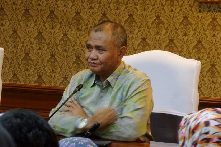 Ketua KPK Agus Rahardjo di Gedung Kementerian PAN RB Jakarta, Jumat (9/2/2017).