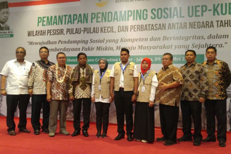 Kementerian Sosial menggelar Pemantapan Pendamping Sosial Wilayah Pesisir, Pulau-pulau Kecil, dan Perbatasan Antar Negara Tahun 2018, di Ancol, Jakarta, yang dibuka Rabu (9/5/2018) malam. 