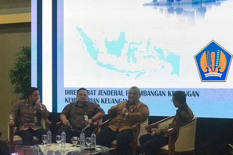 Diskusi tentang dana kelurahan di Gedung Kompas Gramedia, Jakarta, Rabu (28/11/2018).