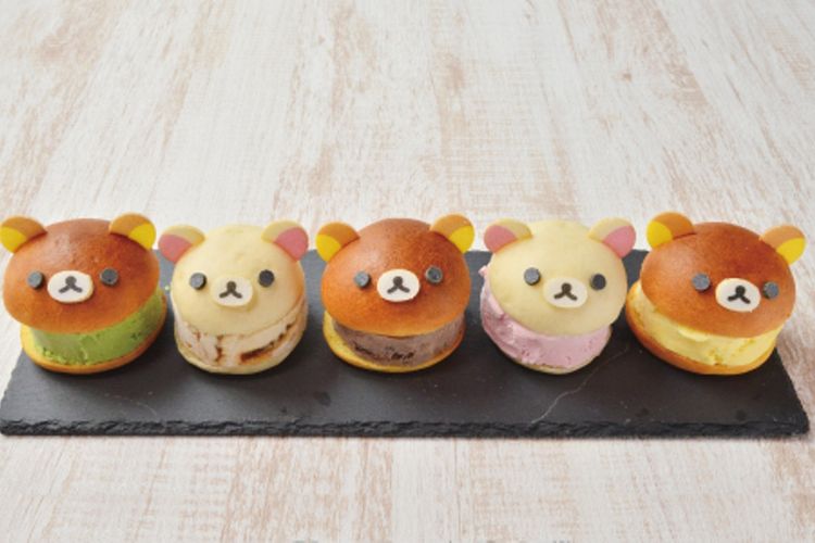 Rilakkuma/Korilakkuma Mogumogu Honey Ice Cream Sandwich