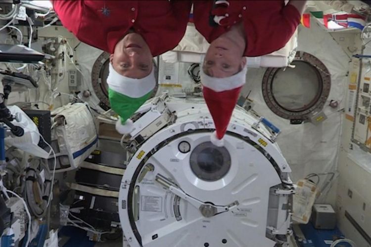 Liburan Natal ala Astronot di ISS