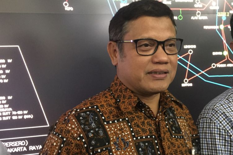 Direktur Bisnis Regional Jawa bagian Barat PT PLN (Persero) Haryanto WS