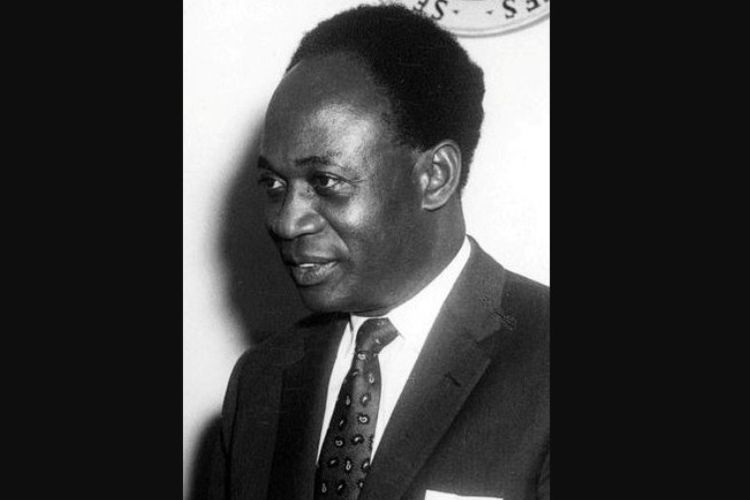 Presiden pertama Ghana, Kwame Nkrumah.