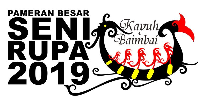 Logo Pameran Besar Seni Rupa (PBSR) Kayuh Baimbai