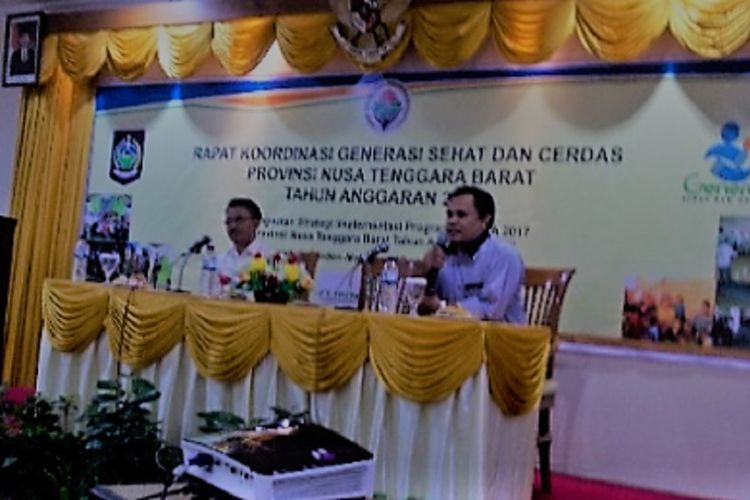 Pendidikan dan pelatihan guru PAUD melalui Program Generasi Cerdas Desa (GCD) diselenggarakan di Lombok Barat, NTB, Kamis (19/11/2017)