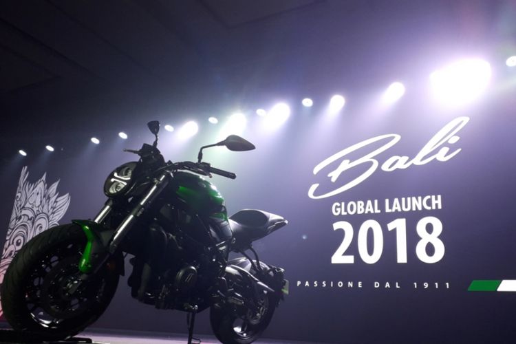 Acara Global Launch dar tiga produk baru Benelli di Nusa Dua, Bali pada Sabtu (20/10/2018). 