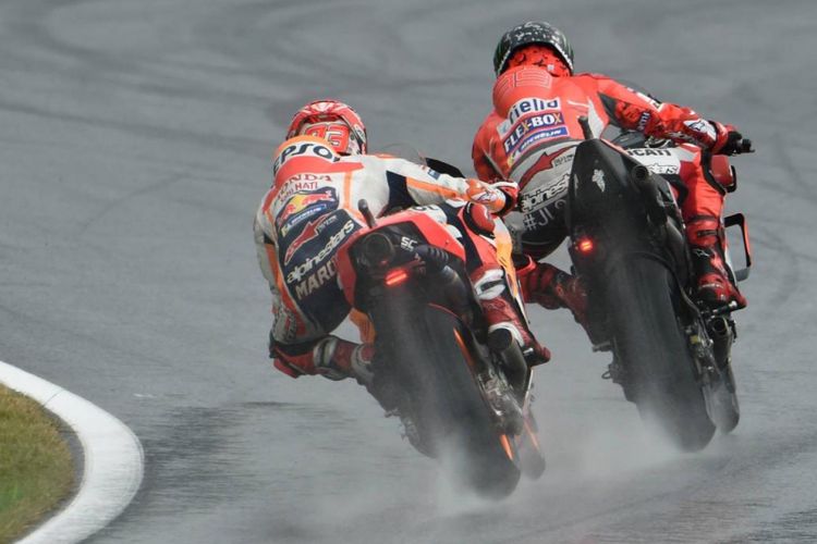 Lorenzo kalahkan Dovizioso di babak kualifikasi GP Inggris