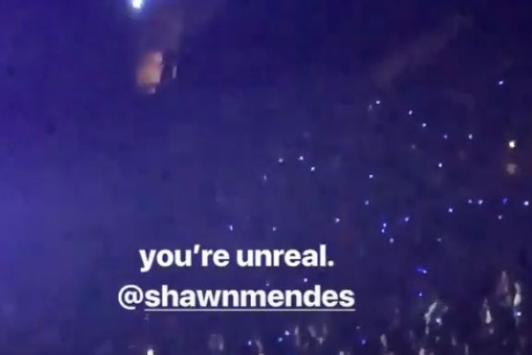 Camila Cabello kembali memuji rekan duetnya, Shawn Mendes saat menonton konser di Los Angeles. 
