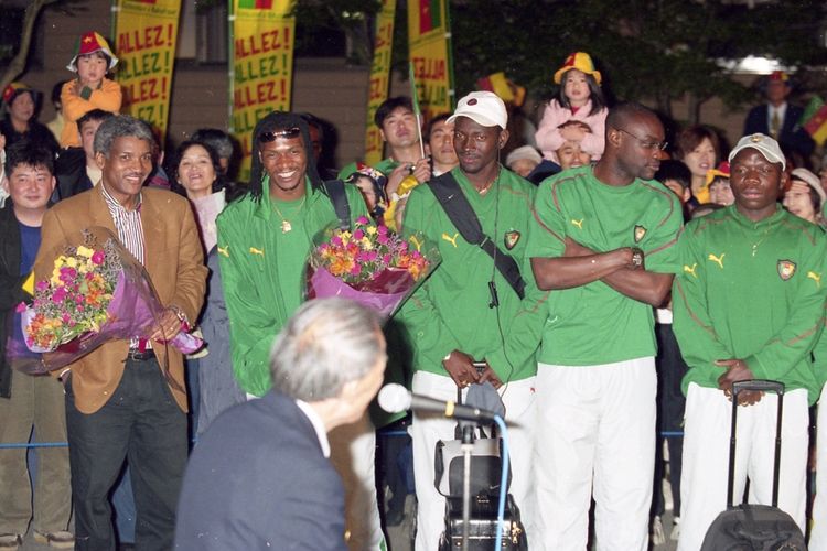 Desa Nakatsue, Prefektur Oita, menjadi tuan rumah bagi tim nasional negara Kamerun saat Piala Dunia 2002. Foto milik pusat olahraga Taio di desa Nakatsue, prefektur Oita.