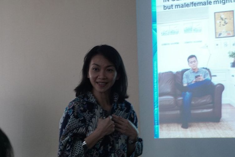 Hellen Katherina, Executive Director, Head of Media Business, Nielsen Indonesia di Jakarta, Rabu (14/2/2018)