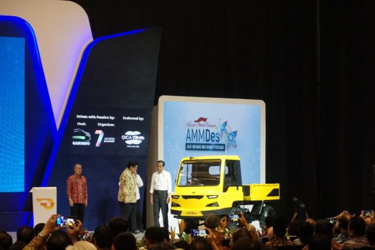 Presiden RI Joko Widodo secara resmi membuka pameran GIIAS 2018