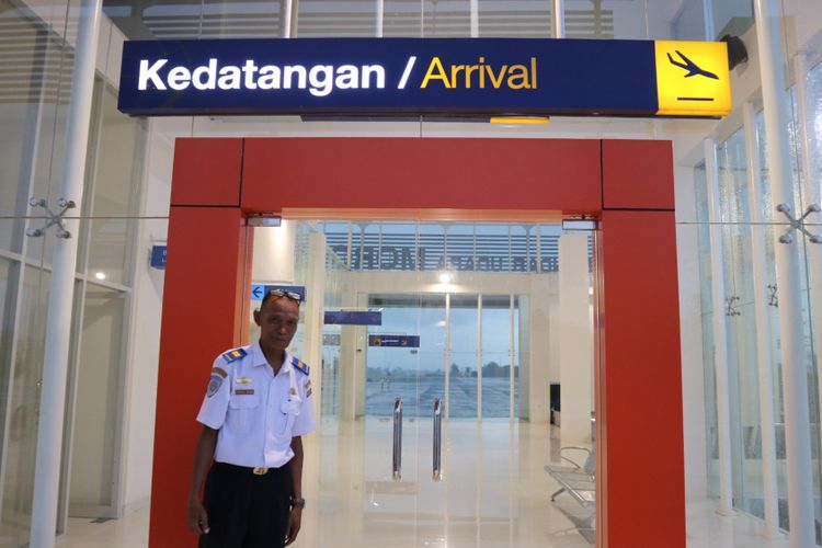 Mengintip fasilitas Bandara Maleo, Morowali, Sulawesi Tengah, saat kunjungan kerja Dirjen Perhubungan Udara Kementerian Perhubungan, Selasa (27/2/2018).