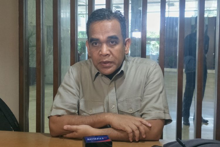 Wakil Ketua Badan Pemenangan Nasional (BPN) Ahmad Muzani di Kompleks Parlemen, Senayan, Jakarta, Jumat (22/2/2019).